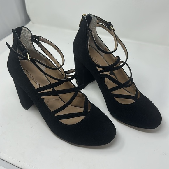 Adrienne Vittadini suede heels size 8 1/2M - Picture 4 of 7